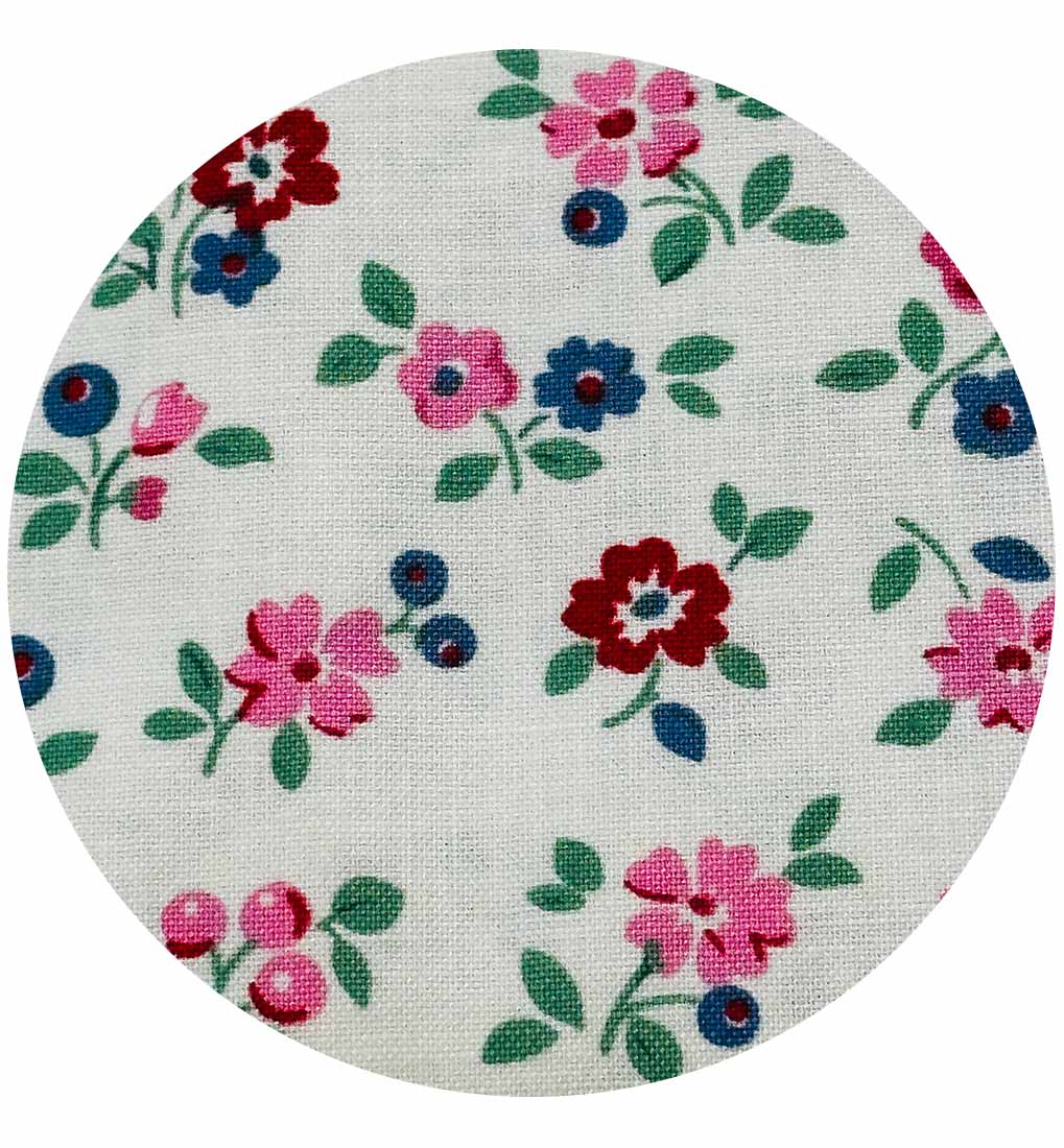 Cath Kidston Arlington Ditsy Cream Cotton Fabric | Sold by Half Metre