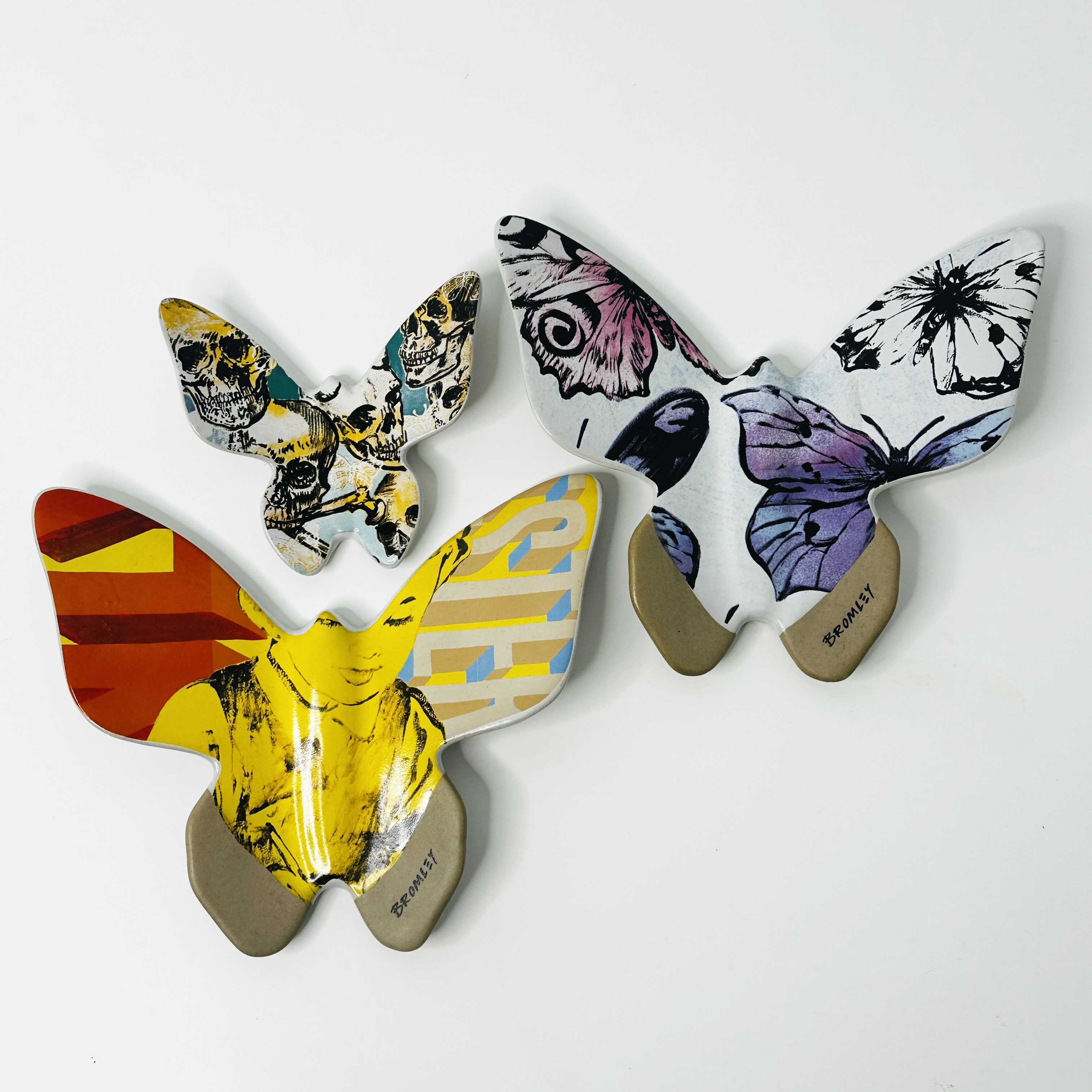 Robert Gordon x Bromley & Co Butterfly Wall Art | Set of 3