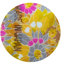 170cm | Vintage 1960s Floral Cotton Fabric | Retro Mod Print
