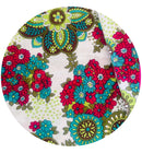 114cm | Vintage 1970s Retro Floral Cotton Fabric | Bright Mod Print