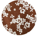 170cms ADORABLE Vintage Brown Floral Fabric COTTON