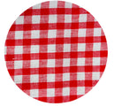 220cms Vintage Cotton Gingham FABRIC RED