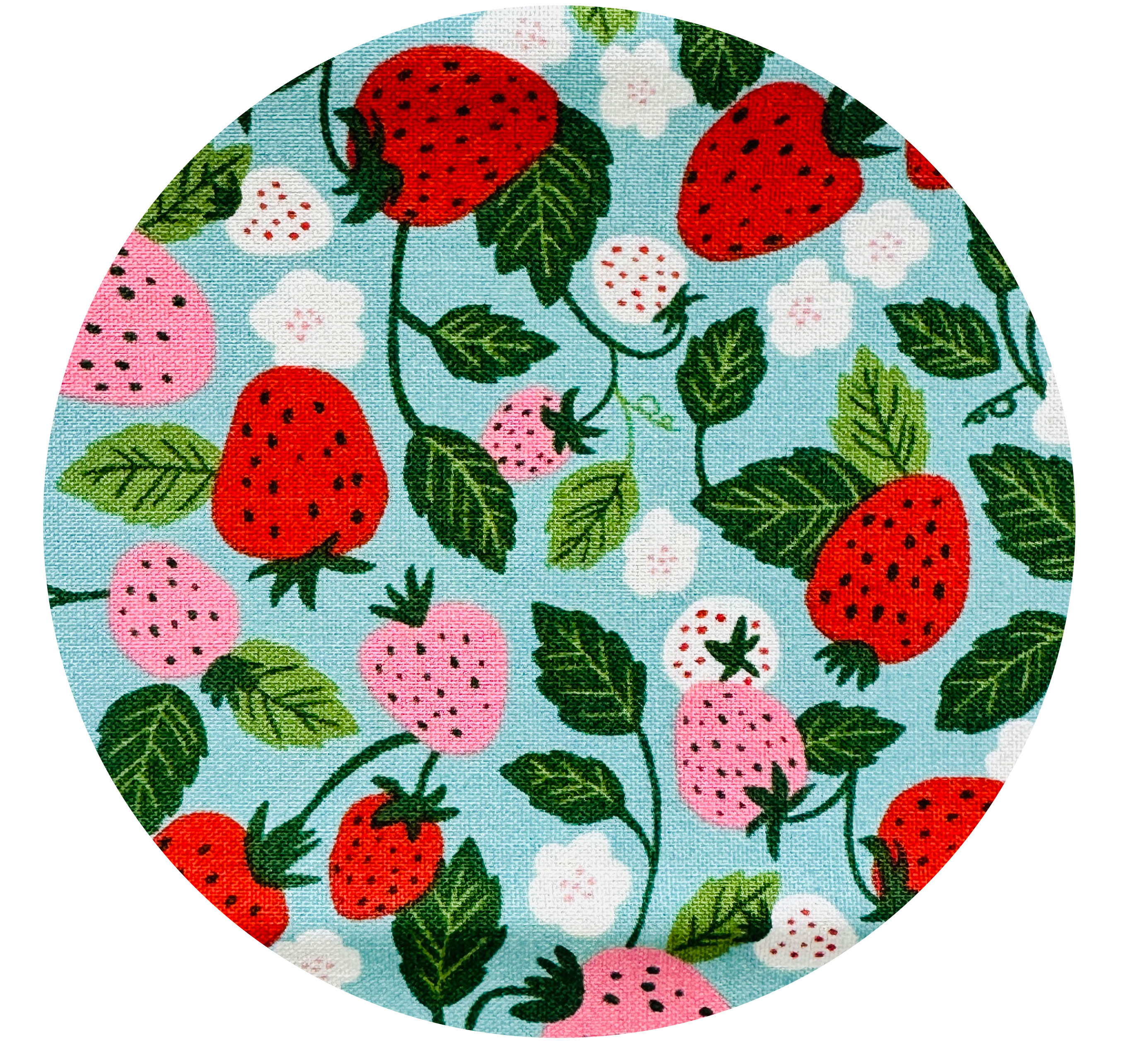 110cms All Cotton JAPAN Fabric Strawberries