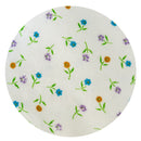 200cms Cute White Floral Flannelette FABRIC