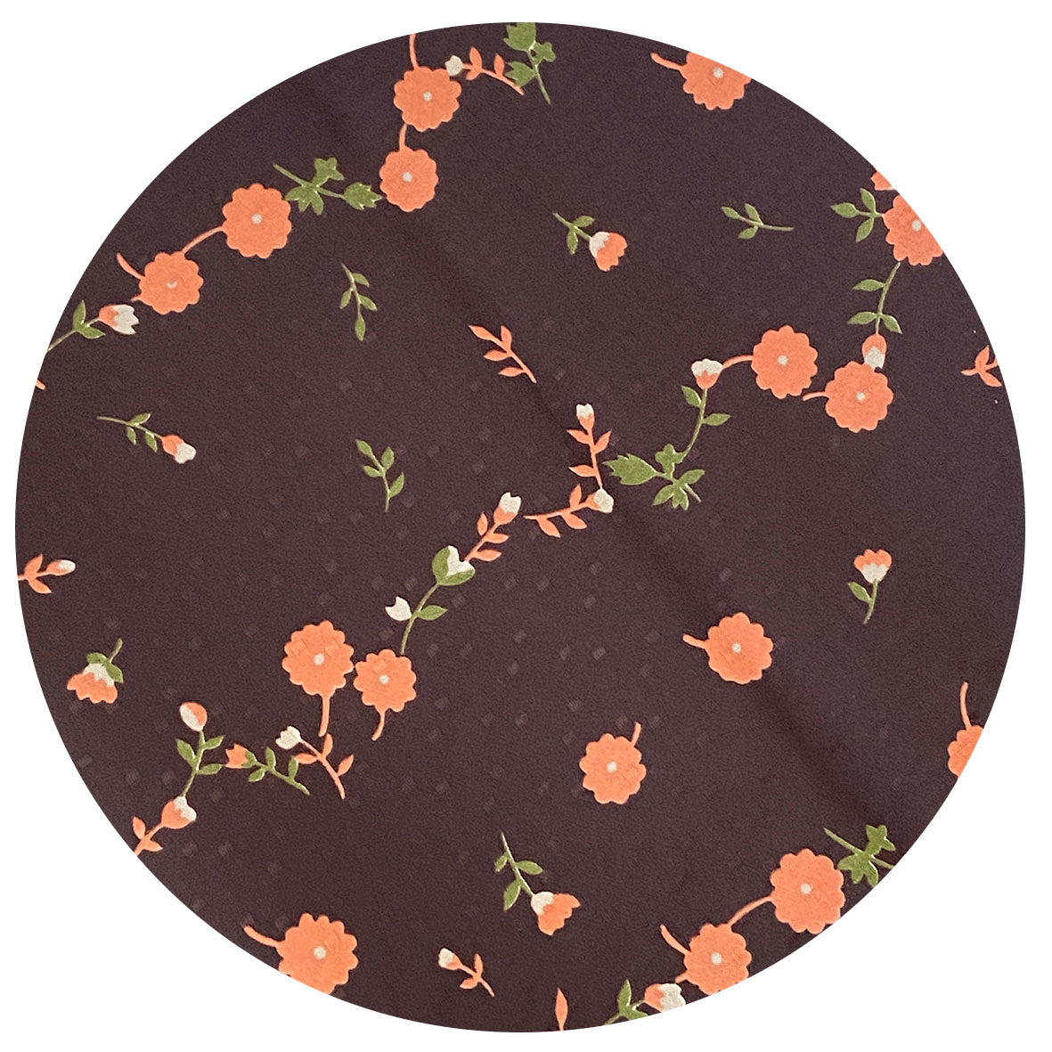 190cms Adorable Vintage Floral Soft Flowing Fabric