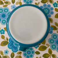 Bright Blue Vintage Pyrex RETRO Kitchen Casserole Dish
