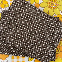 UNUSED All Cotton Pair Pillow Cases Brown