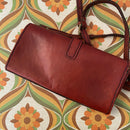 Genuine Leather Handbag BOHO Hippy Old School 70's