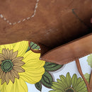 Vintage Genuine Leather Handbag Satchel Purse Hippy Chic