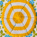 Bright Yellow Beautiful Handmade Doily Bright NEW Placemat