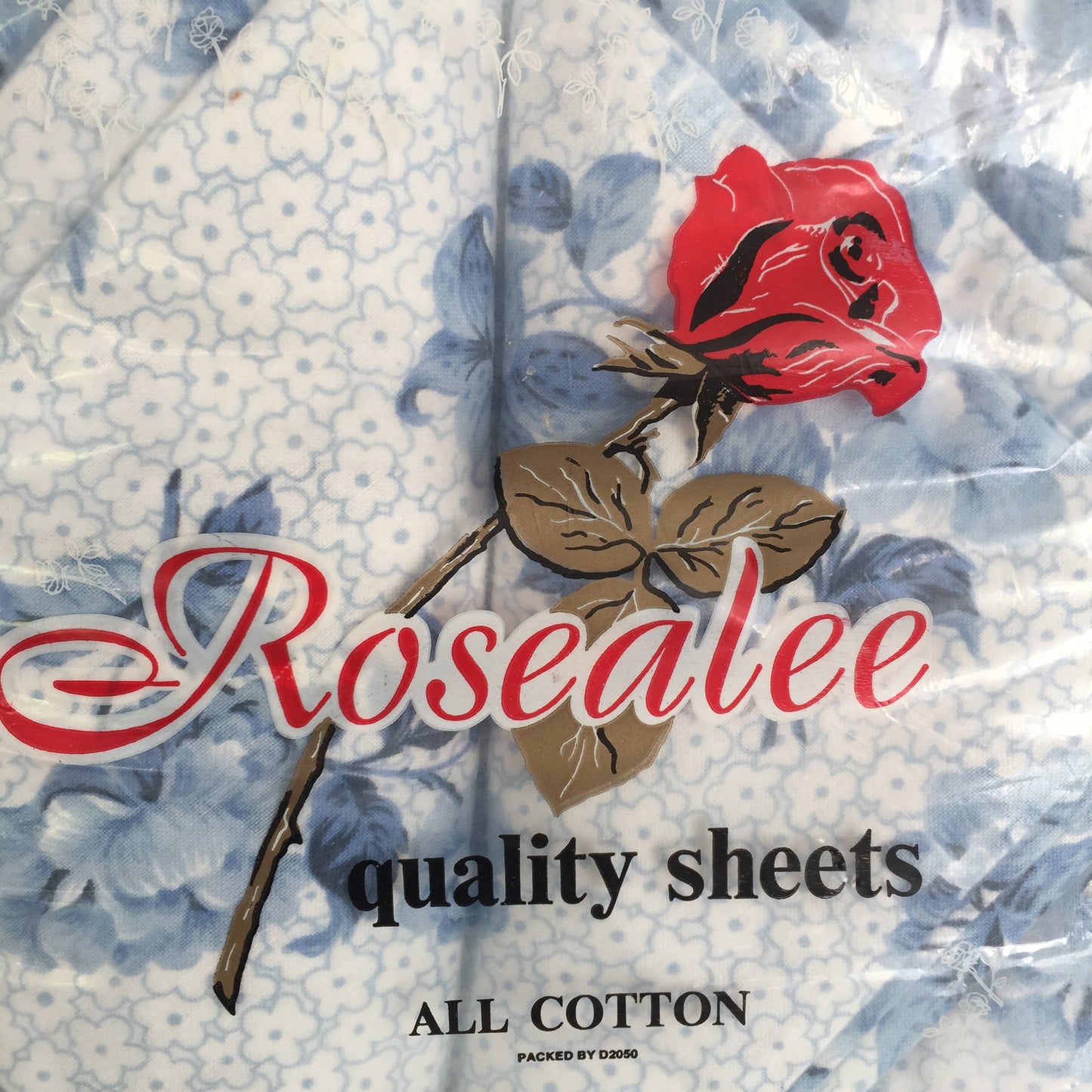 Rosealee Flanelette All Cotton UNUSED Vintage SHEETS Bed