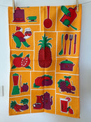 PINEAPPLE Vintage Tea Towel UNUSED