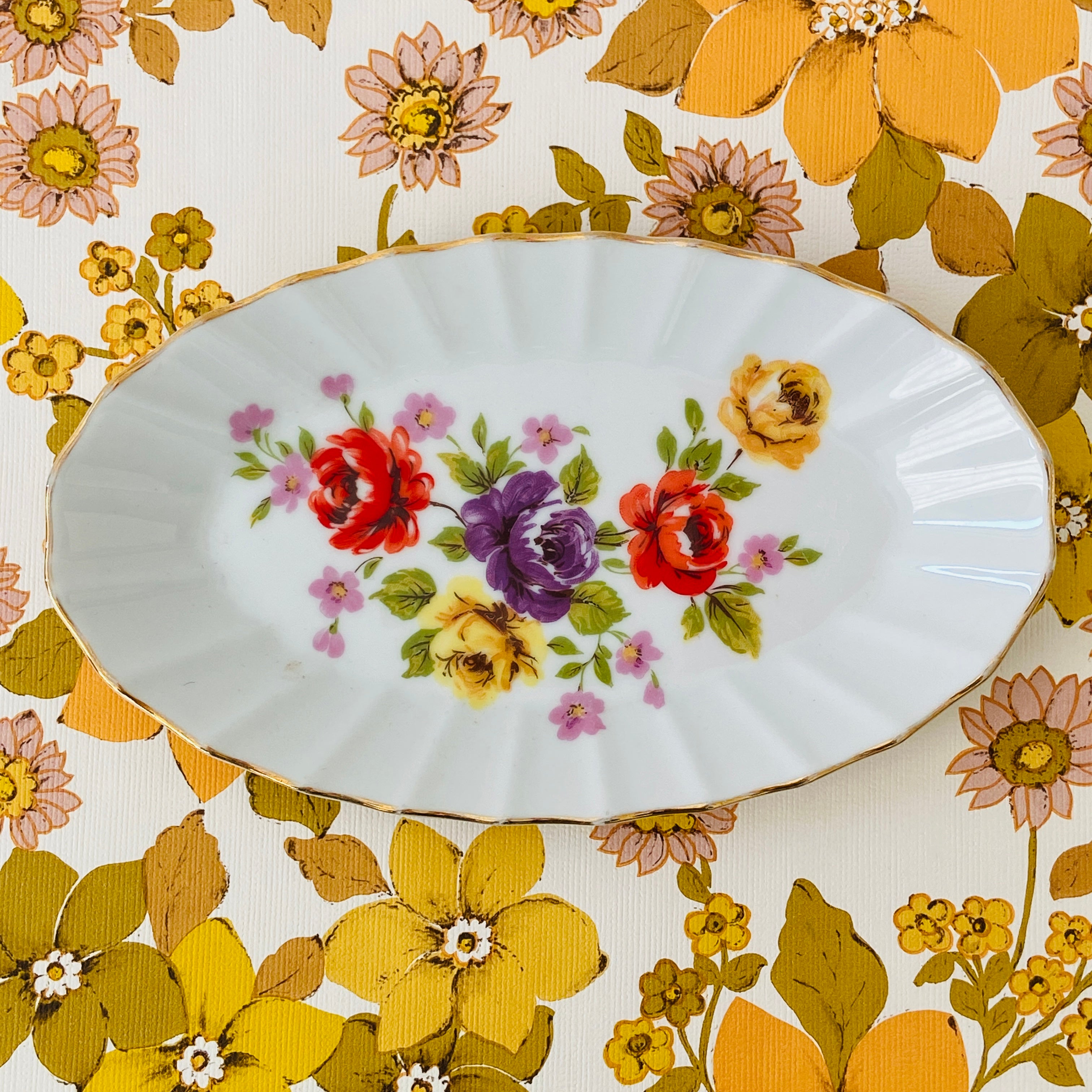 WESTMINSTER Plate Floral Vintage Dish