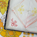 BOXED Vintage Hanky Embroidered Lace