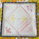 BOXED Vintage Hanky Embroidered Lace