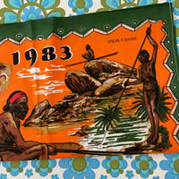 CRISP Clean Bright Condition 1983 Vintage Aboriginal Tea Towel