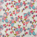 180cms Vintage Flannelette Fabric Childs Print