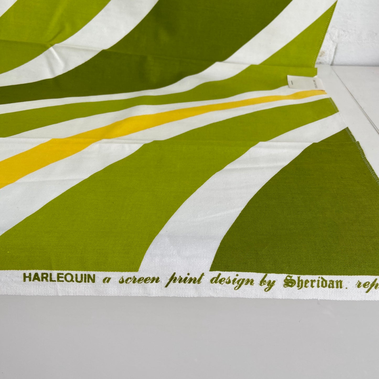 Harlequin Vintage Sheridan Fabric Lamp Shades Cushions GREEN