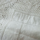 White Antique Table Cloth