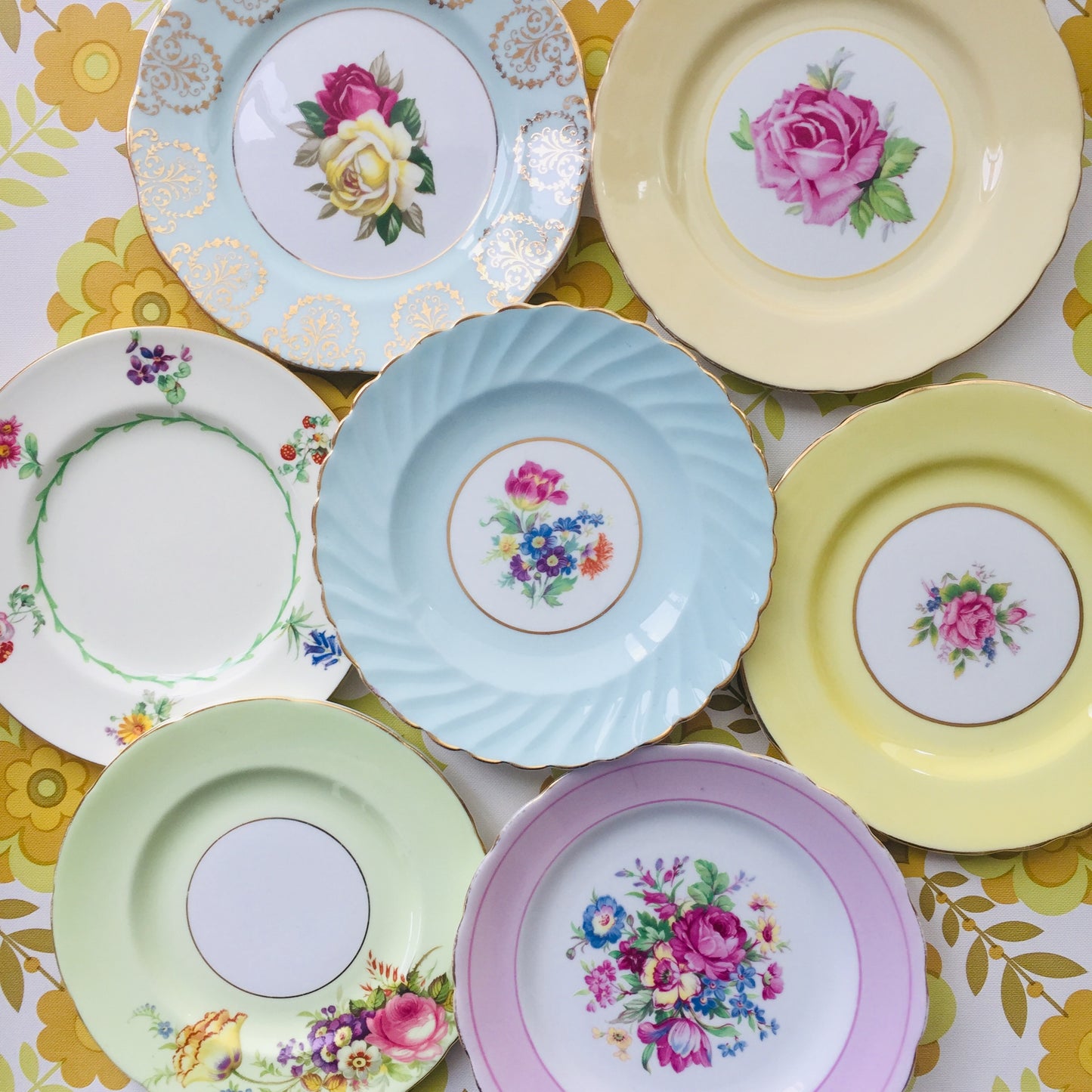 Mismatched Plates Dinner Party Afternoon Tea ADORABLE