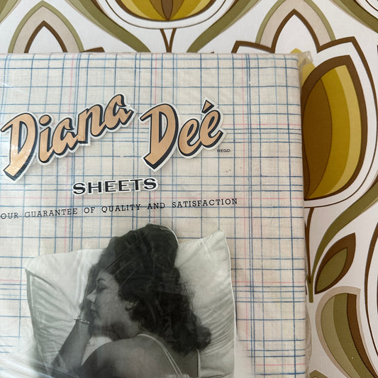 Queen DIANA DEE Sheet Set VINTAGE NOS