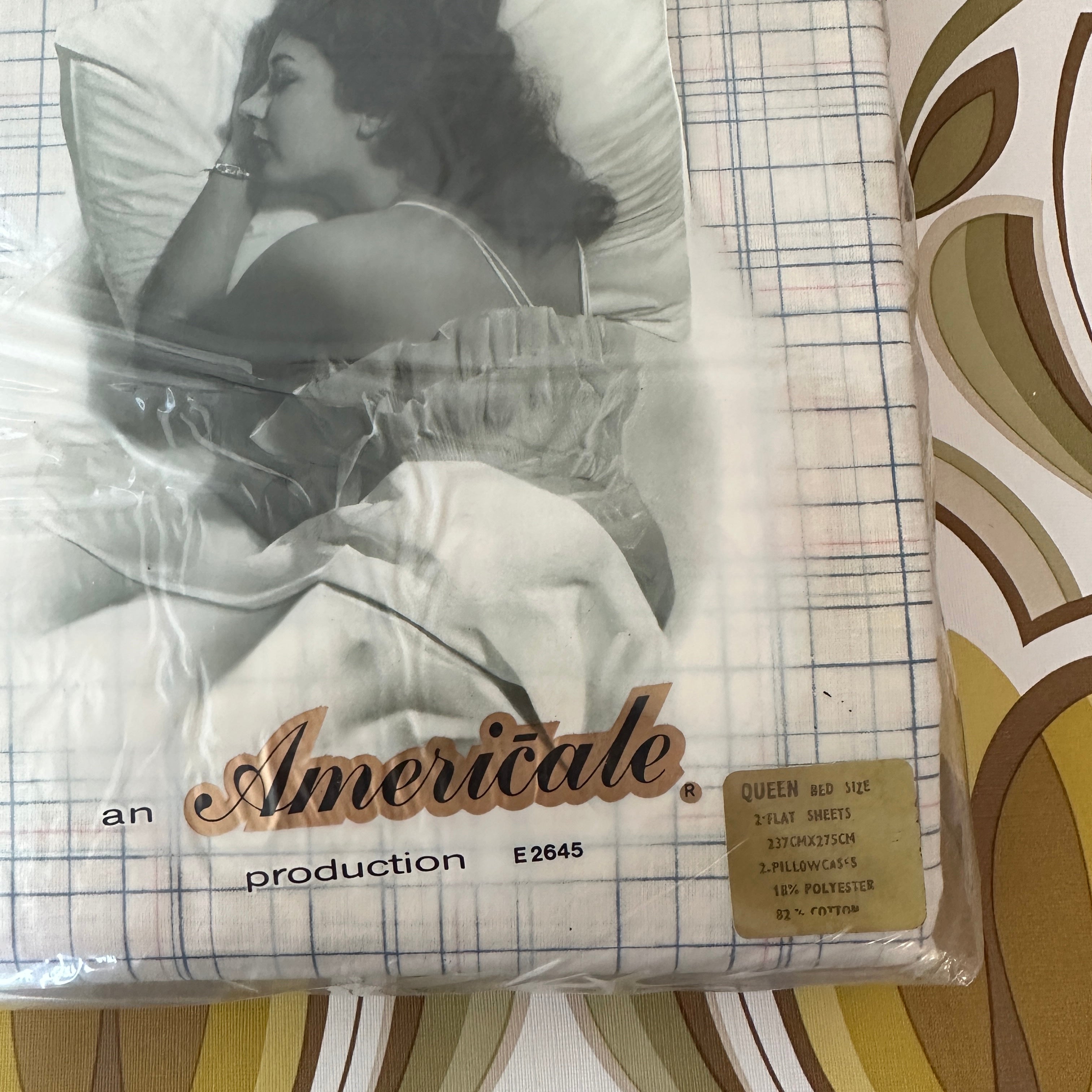 Queen DIANA DEE Sheet Set VINTAGE NOS