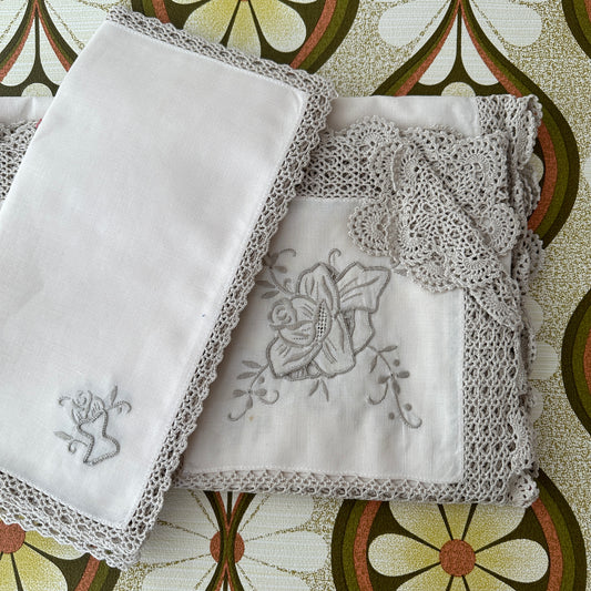 UNUSED Table Cloth Embroidery