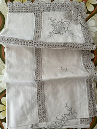 UNUSED Table Cloth Embroidery