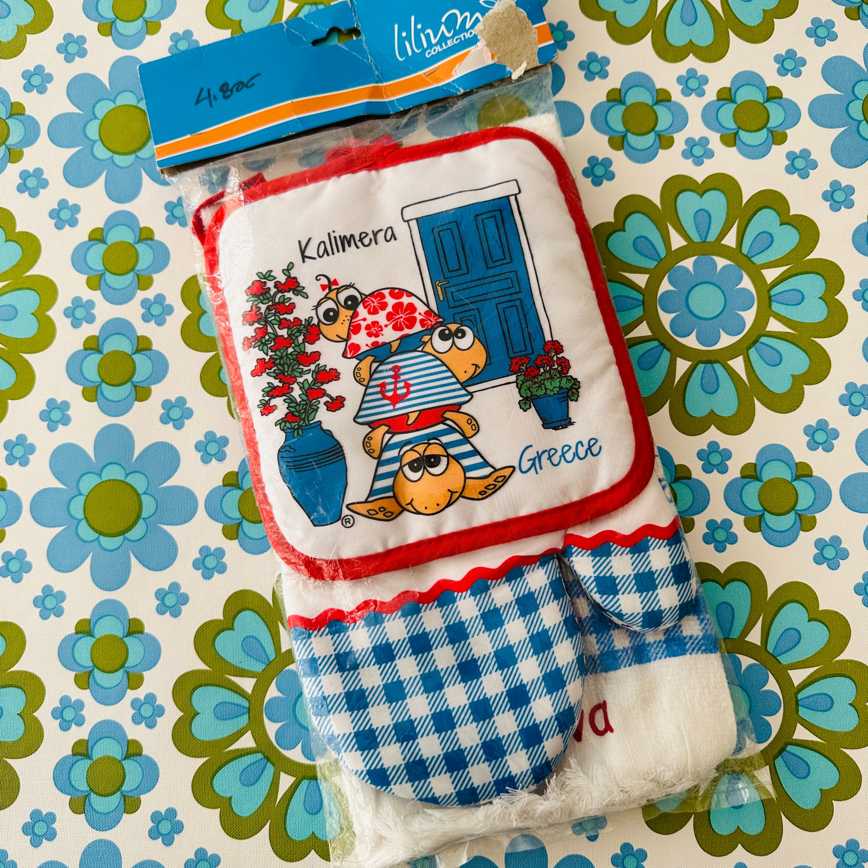 Oven Mitt UNUSED Pack Tea Towel