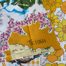 VICTORIA Caravan Souvenir RETRO HOME Linen Tablecloth