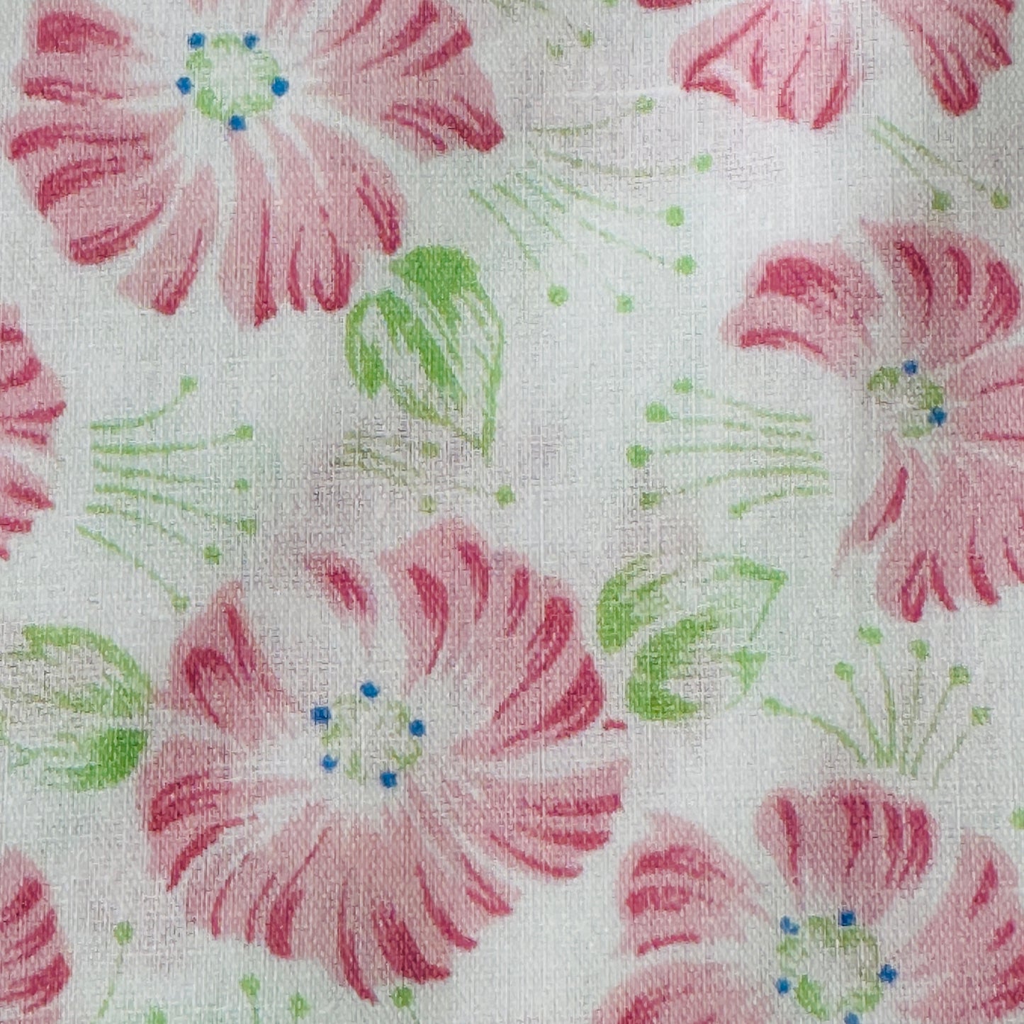 TWO LOTS Cotton Sheet Fabric FLORAL Print CRAFT