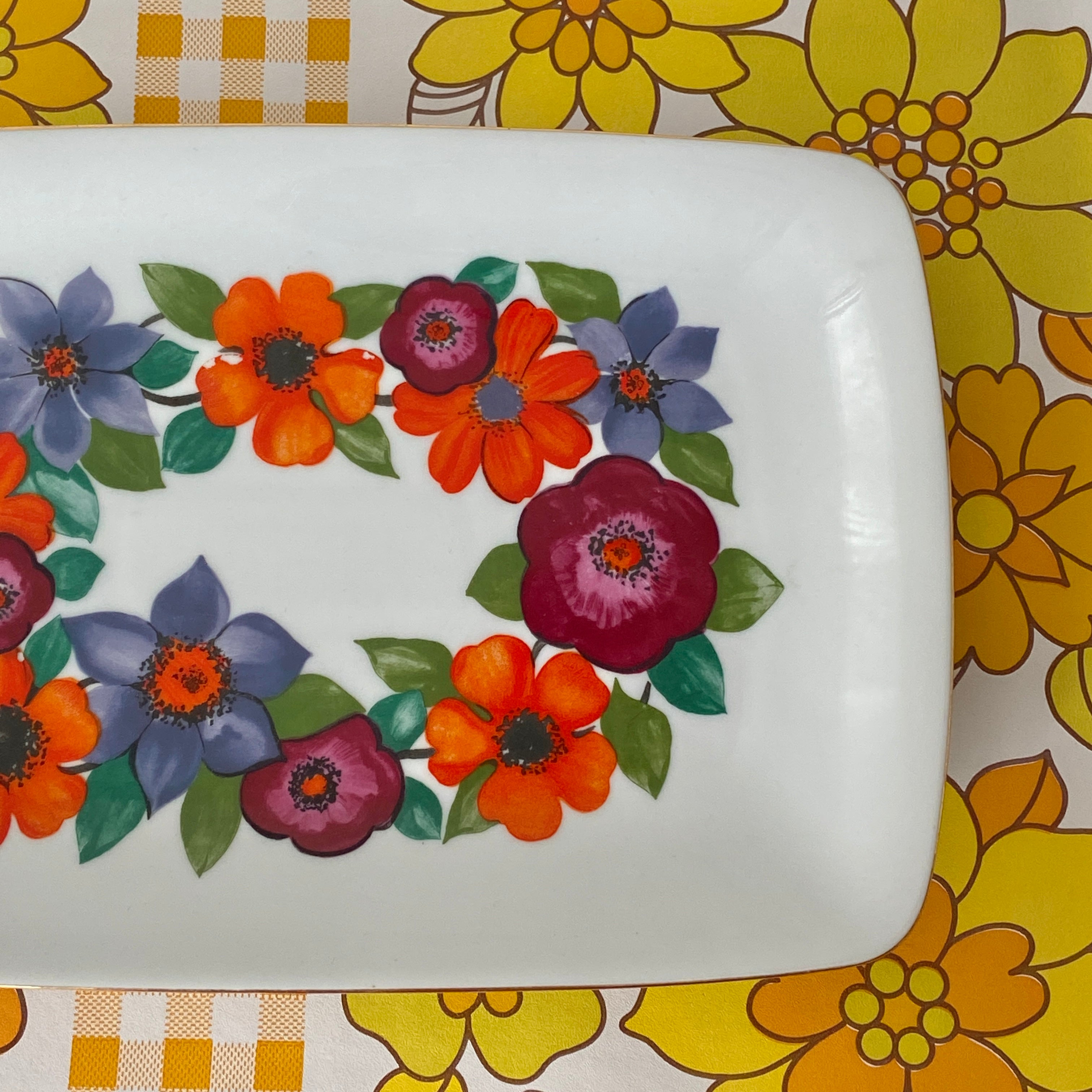 WESTMINSTER Plate Floral Serving Platter