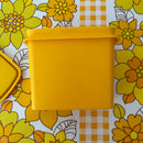 CUTE Vintage Tupperware Container Yellow