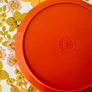 Medium Round Orange Tupperware Container