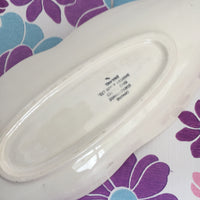 Staffordshire Hand Painted Shorter & Son PLATE Vintage Floral