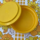 TUPPERWARE Retro YELLOW Container 70's Kitchen