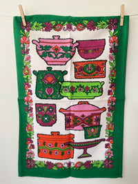 NEW Old Stock Cotton Tea Towel PYREX