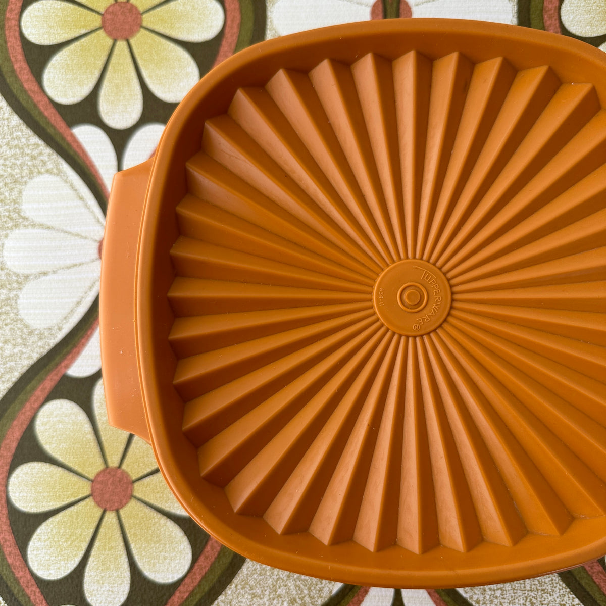 Medium Tupperware Box Medium Vintage Orange Tupperware Container – Pink Peacock
