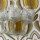 Set of FOUR Vintage Glasses