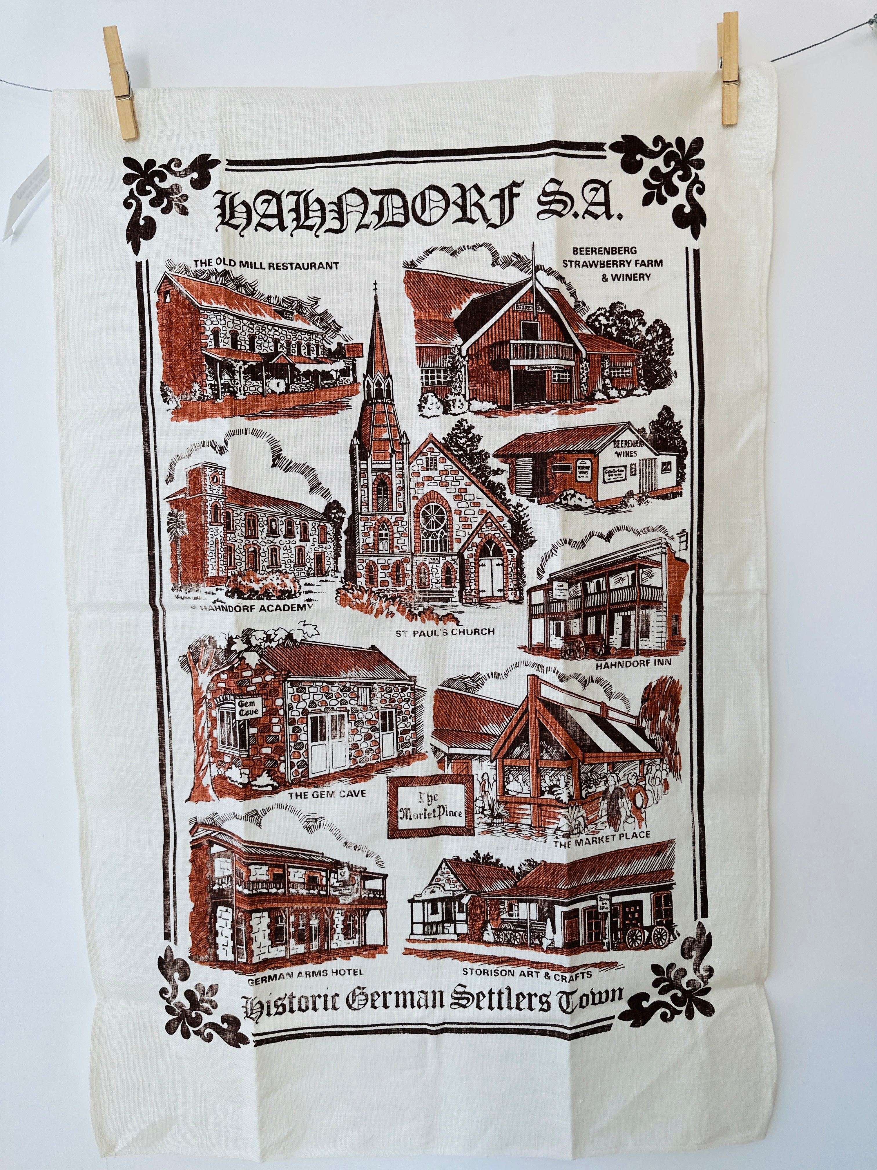 HAHNDORF Linen Collectable Tea Towel