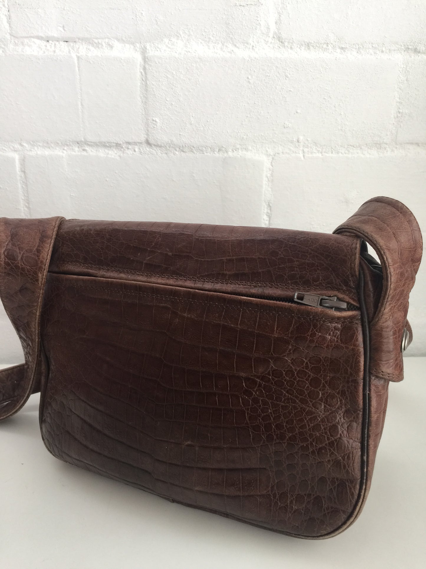 Made in ITALY Handbag Genuine LEATHER Rustic Bag