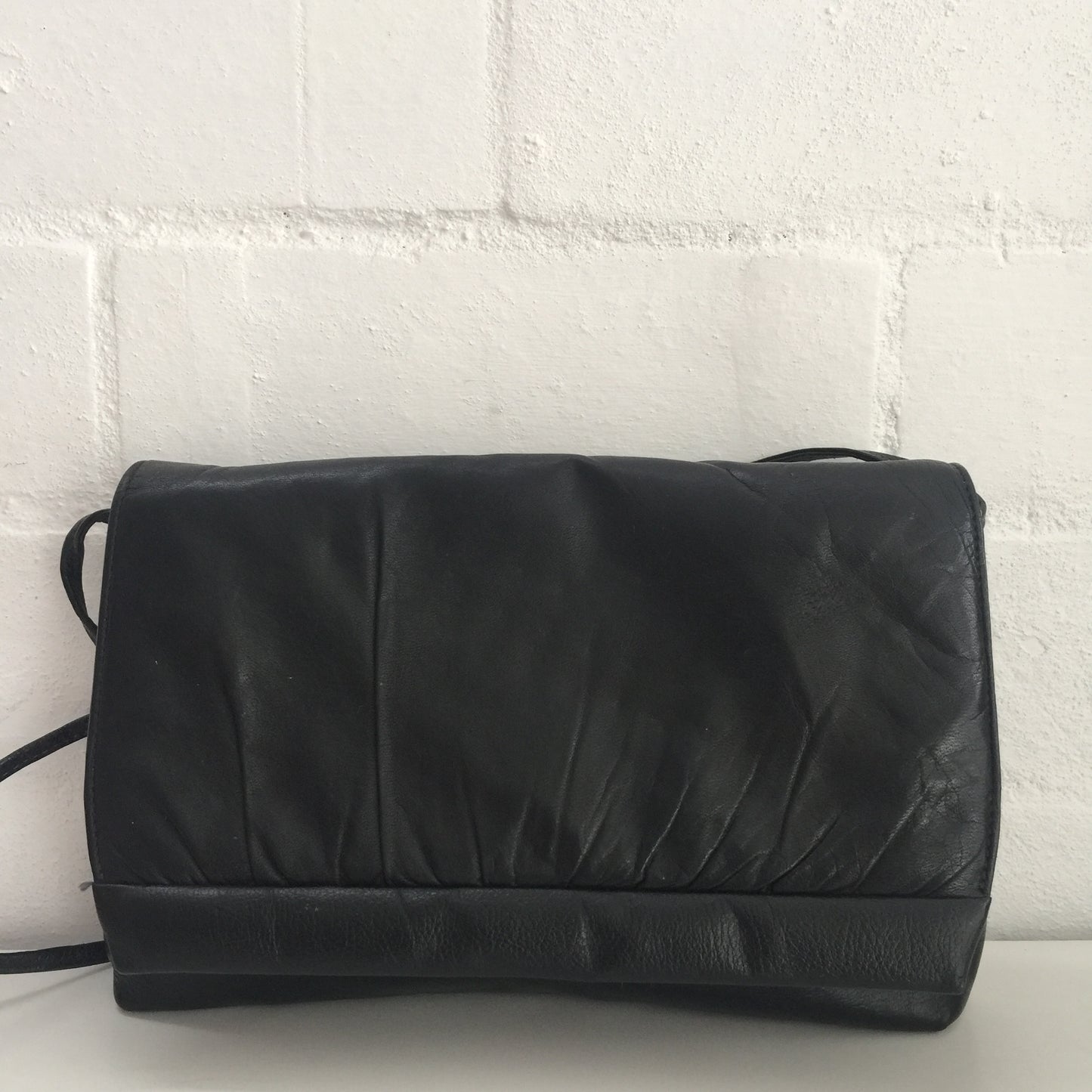 Soft Supple Genuine LEATHER Handbag Vintage Evening Bag