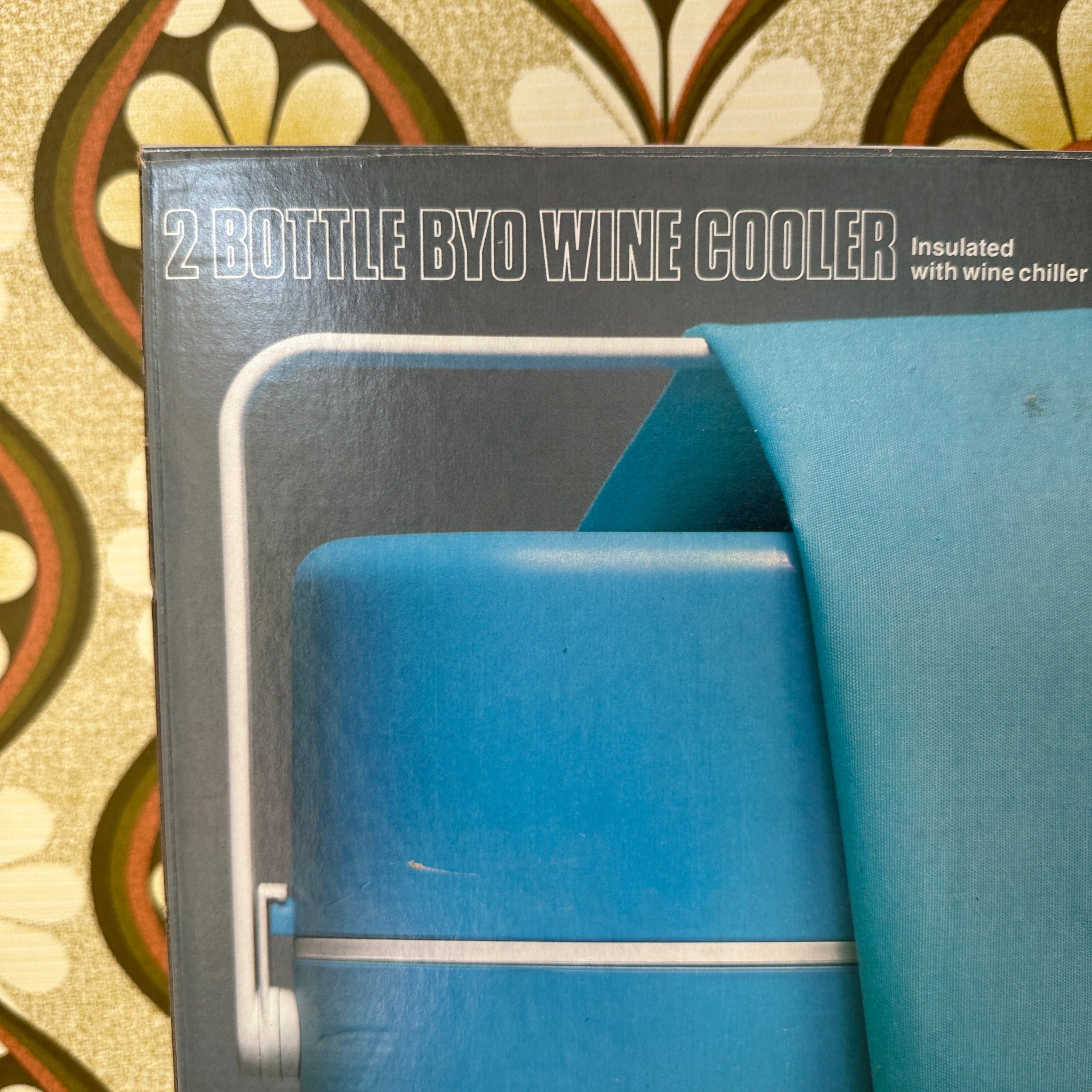 2 Bottle RETRO Wine Cooler VINTAGE Boxed