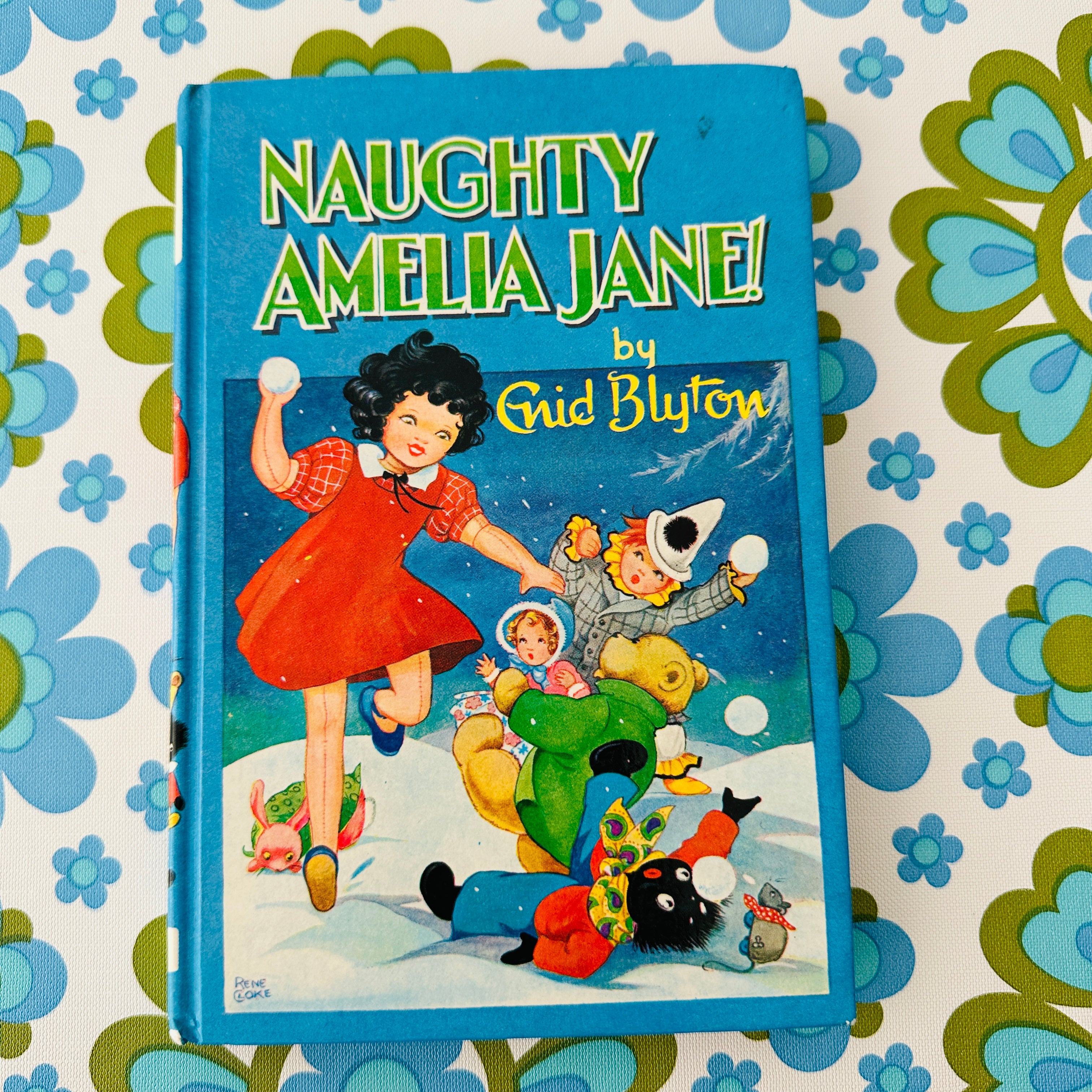 Naughty Amelia Jane Vintage Book Enid Blyton