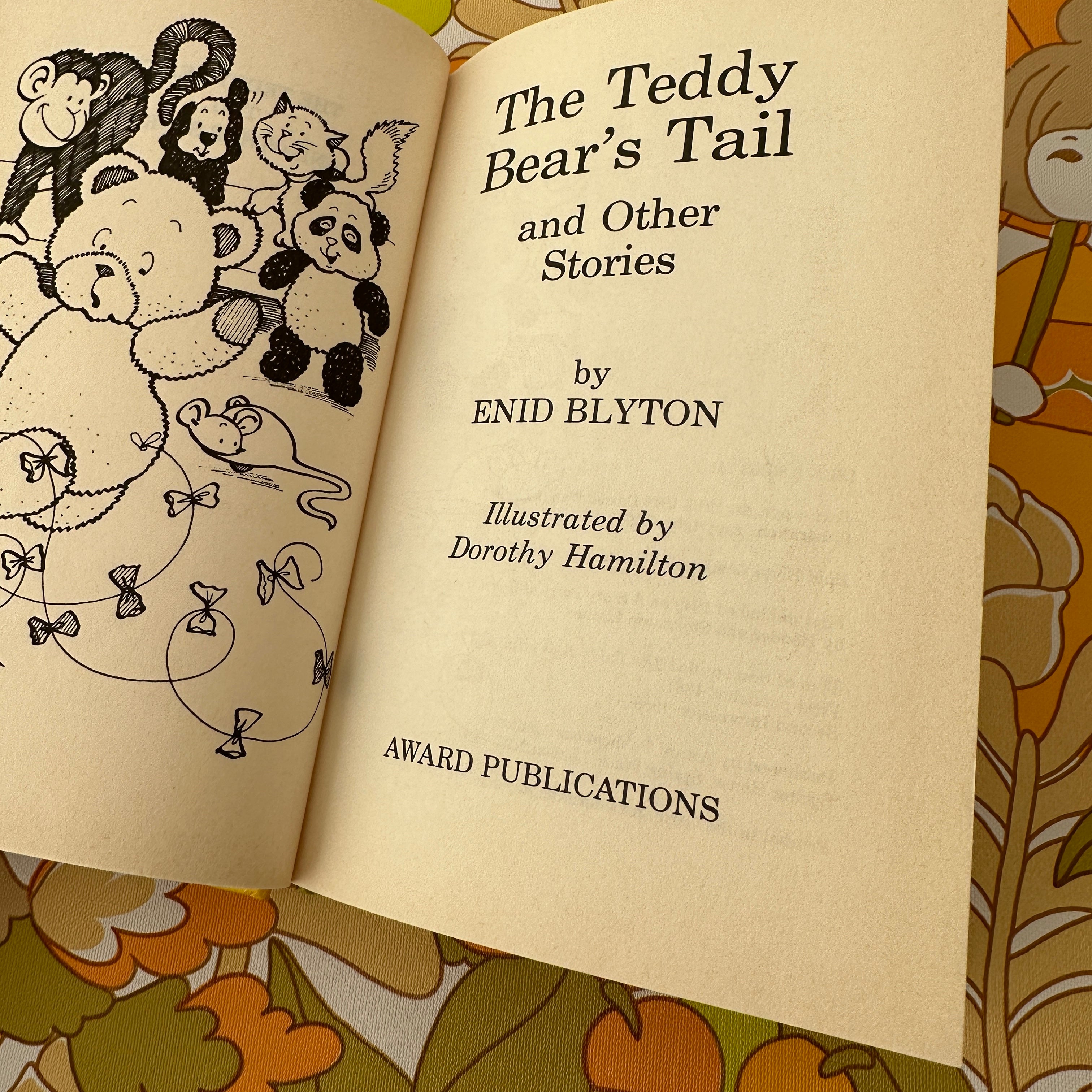 The Teddy Bear's Tail Vintage Book Enid Blyton