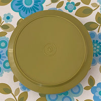 TUPPERWARE Retro GREEN Container 70's Kitchen