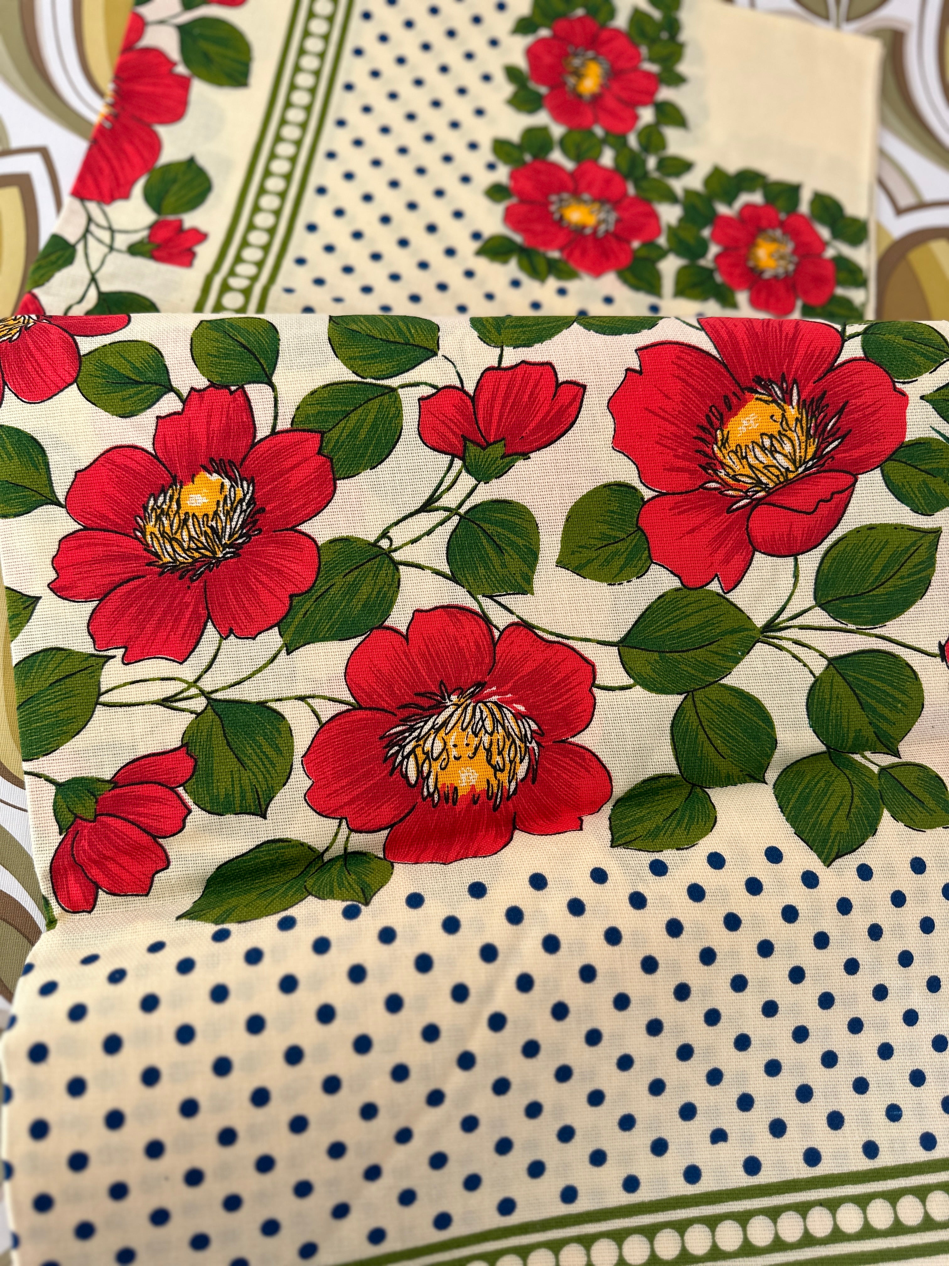 Vintage UNUSED Table Cloth ALL COTTON