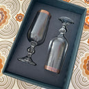 Boxed Bohemia Crystal Glasses PAIR