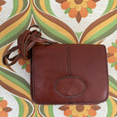 Cute Little Leather Purse VINTAGE Hippy Chic