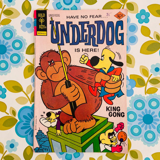 UNDERDOG Comic 1976 Childs RETRO BOOK Good Cond